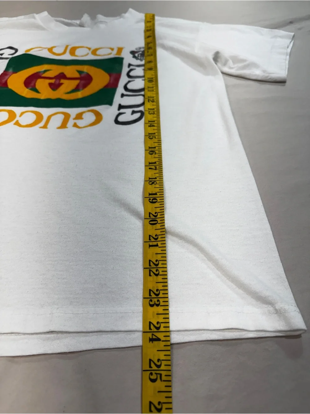 Vintage 90's Bootleg Gucci Fashion T Shirt Mens Sz Small Single Stitch